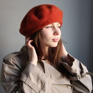 Elegant Rust Beret